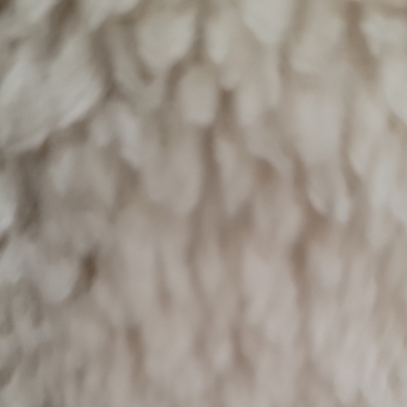 SHERPA & VEGAN LEATHER TRIM JACKET/GAP/CREAM - Picture 8 of 13